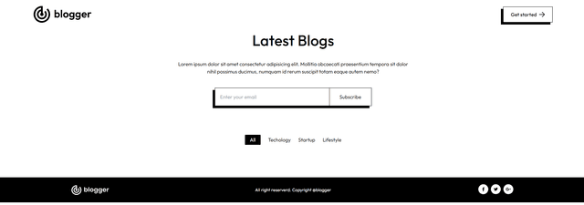 Blogging Website image